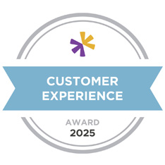 Customer Experience Award Seal 2025